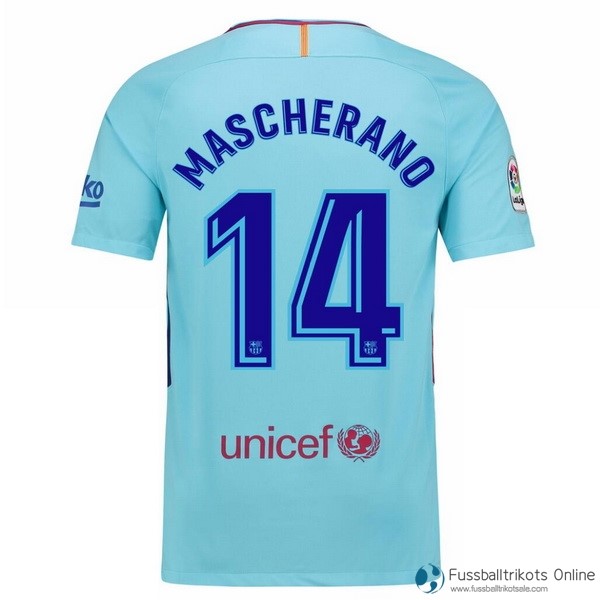 Barcelona Trikot Auswarts Mascherano 2017-18 Fussballtrikots Günstig